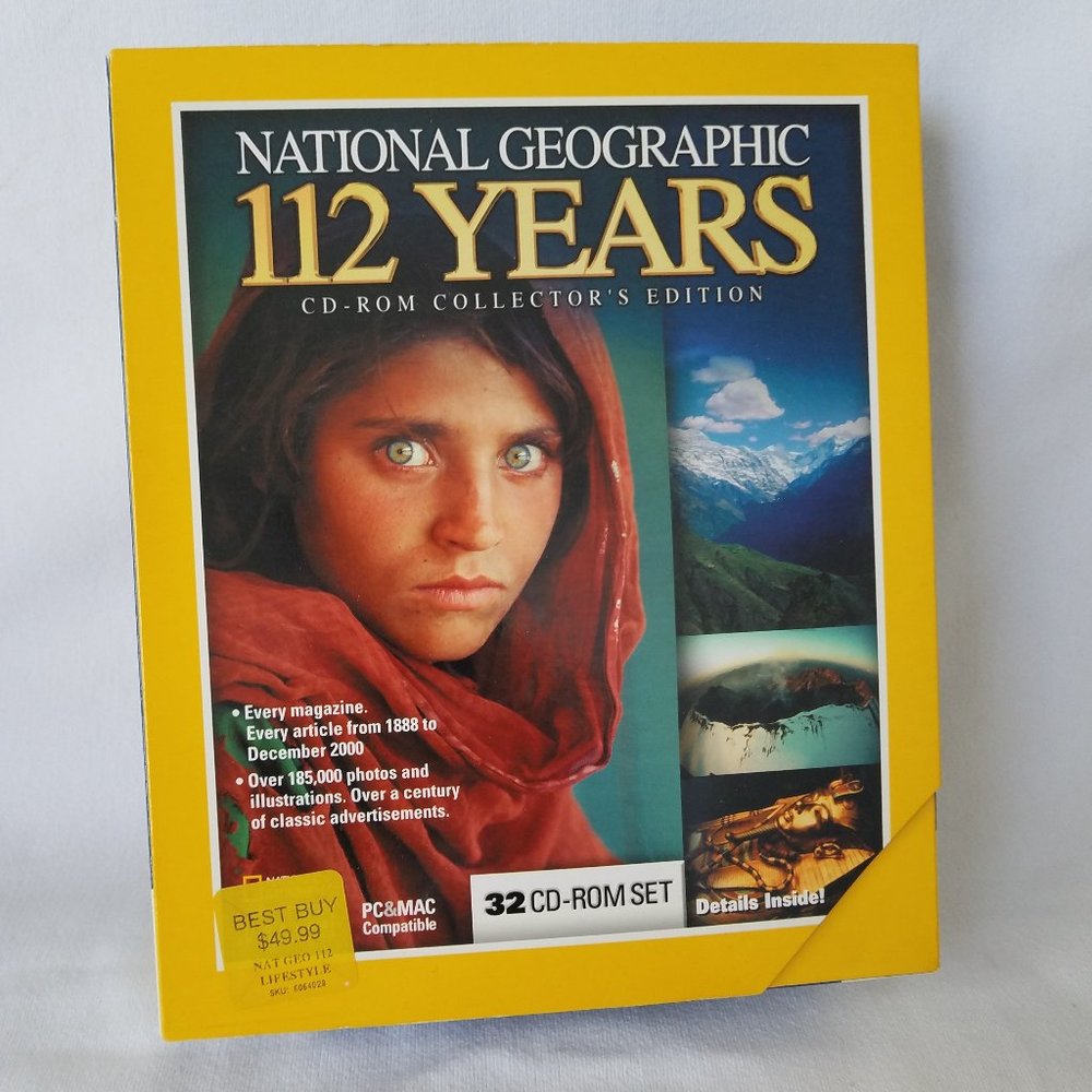 National Geographic Magazine 112 Years 32 CD-ROM Collector's Edition Boxed Set